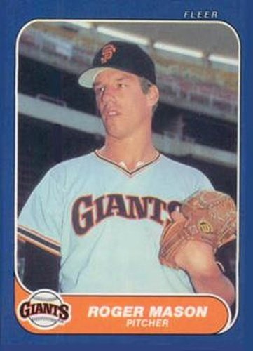 #U-72 Roger Mason - San Francisco Giants - 1986 Fleer Update Baseball