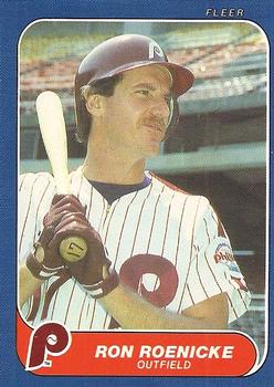 #U-99 Ron Roenicke - Philadelphia Phillies - 1986 Fleer Update Baseball