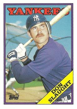 #108T Don Slaught - New York Yankees - 1988 Topps Traded Baseball