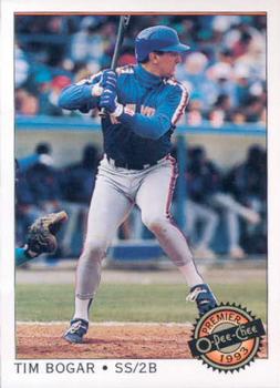 #108 Tim Bogar - New York Mets - 1993 O-Pee-Chee Premier Baseball
