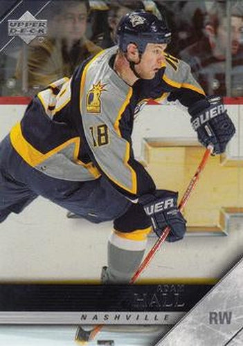 #108 Adam Hall - Nashville Predators - 2005-06 Upper Deck Hockey
