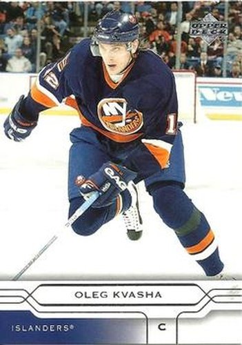 #108 Oleg Kvasha - New York Islanders - 2004-05 Upper Deck Hockey