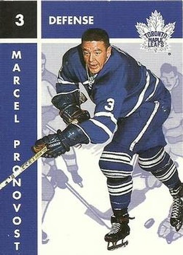 #108 Marcel Pronovost - Toronto Maple Leafs - 1995-96 Parkhurst 1966-67 Hockey
