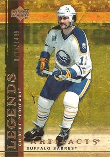 #108 Gilbert Perreault - Buffalo Sabres - 2007-08 Upper Deck Artifacts Hockey