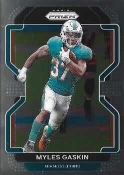 #108 Myles Gaskin - Miami Dolphins - 2021 Panini Prizm Football