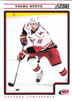 #108 Tuomo Ruutu - Carolina Hurricanes - 2012-13 Score Hockey