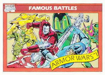 #108 Armor Wars I - 1990 Impel Marvel Universe