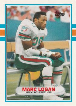 #108T Marc Logan - Miami Dolphins - 1989 Topps Traded Football