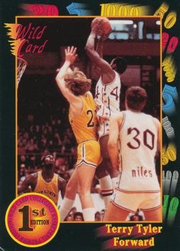 #108 Terry Tyler - Detroit Titans - 1991-92 Wild Card Basketball