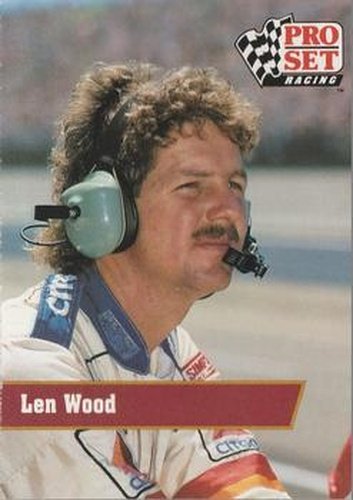 #108 Len Wood - Wood Brothers Racing - 1991 Pro Set Racing