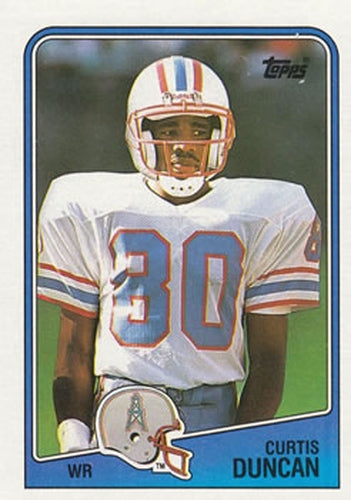 #108 Curtis Duncan - Houston Oilers - 1988 Topps Football