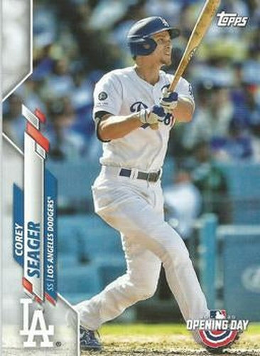 #108 Corey Seager - Los Angeles Dodgers - 2020 Topps Opening Day Baseball