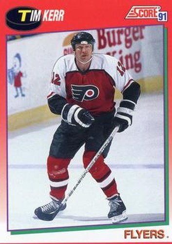 #108 Tim Kerr - Philadelphia Flyers - 1991-92 Score Canadian Hockey