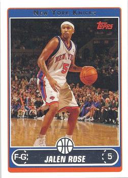 #108 Jalen Rose - New York Knicks - 2006-07 Topps Basketball