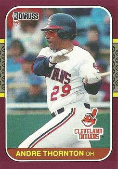 #108 Andre Thornton - Cleveland Indians - 1987 Donruss Opening Day Baseball