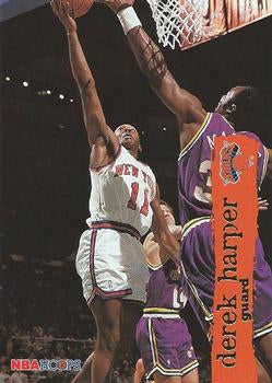 #108 Derek Harper - New York Knicks - 1995-96 Hoops Basketball