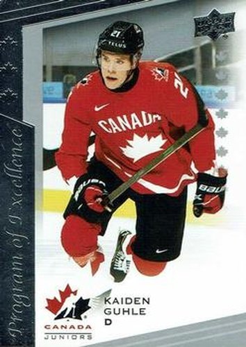 #108 Kaiden Guhle - Canada - 2021-22 Upper Deck Team Canada Juniors Hockey