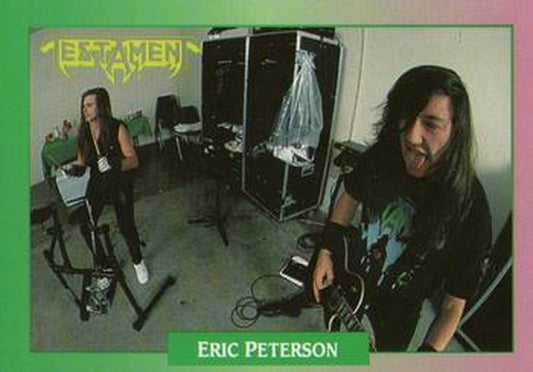 #108 Eric Peterson - 1991 Brockum Rock Cards