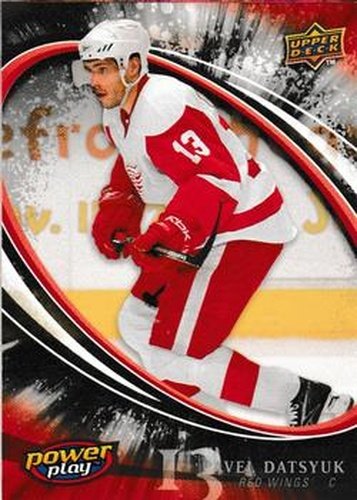 #108 Pavel Datsyuk - Detroit Red Wings - 2008-09 Upper Deck Power Play Box Set Hockey