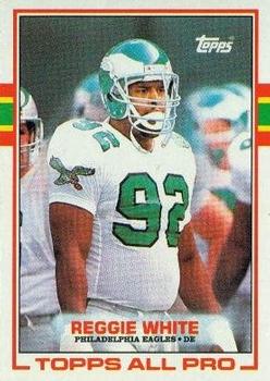 #108 Reggie White - Philadelphia Eagles - 1989 Topps Football