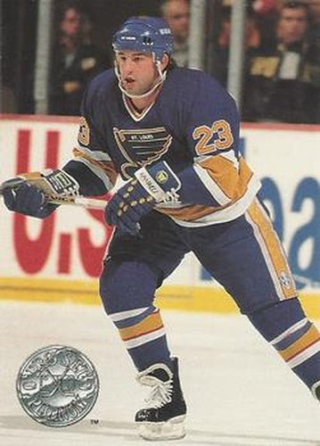 #108 Rich Sutter - St. Louis Blues - 1991-92 Pro Set Platinum Hockey