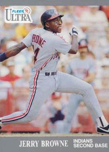 #108 Jerry Browne - Cleveland Indians - 1991 Ultra Baseball