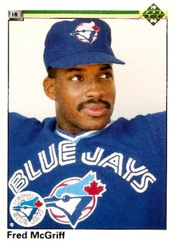 #108 Fred McGriff - Toronto Blue Jays - 1990 Upper Deck Baseball