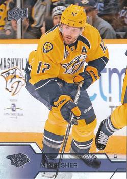 #108 Mike Fisher - Nashville Predators - 2016-17 Upper Deck Hockey