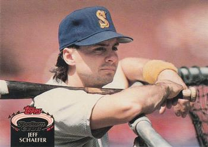 #108 Jeff Schaefer - Seattle Mariners - 1992 Stadium Club Baseball