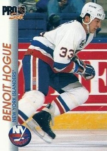 #108 Benoit Hogue - New York Islanders - 1992-93 Pro Set Hockey