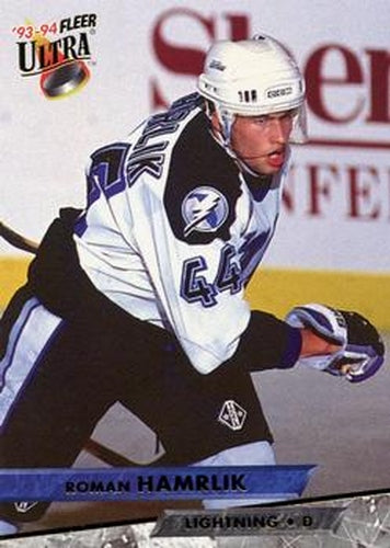 #108 Roman Hamrlik - Tampa Bay Lightning - 1993-94 Ultra Hockey