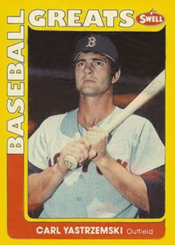 #108 Carl Yastrzemski - Boston Red Sox - 1991 Swell Baseball Greats