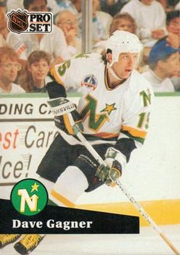 #108 Dave Gagner - 1991-92 Pro Set Hockey