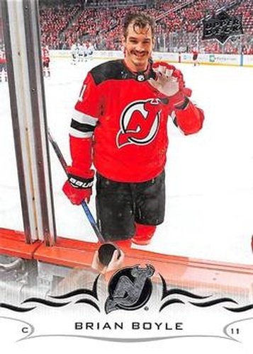 #108 Brian Boyle - New Jersey Devils - 2018-19 Upper Deck Hockey