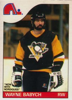 #108 Wayne Babych - Quebec Nordiques - 1985-86 O-Pee-Chee Hockey