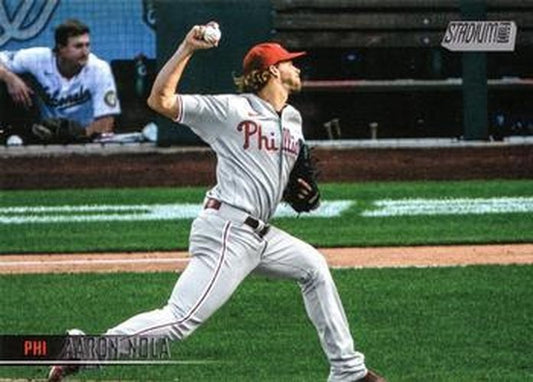 #108 Aaron Nola - Philadelphia Phillies - 2021 Stadium Club Baseball
