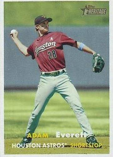#108 Adam Everett - Houston Astros - 2006 Topps Heritage Baseball