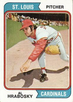 #108 Al Hrabosky - St. Louis Cardinals - 1974 Topps Baseball