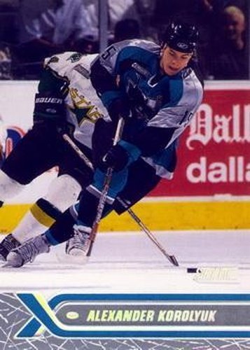 #108 Alexander Korolyuk - San Jose Sharks - 2000-01 Stadium Club Hockey