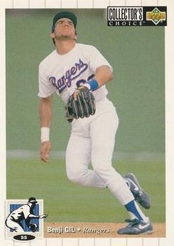 #108 Benji Gil - Texas Rangers - 1994 Collector's Choice Baseball