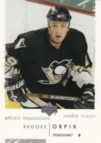 #108 Brooks Orpik - Pittsburgh Penguins - 2002-03 UD Artistic Impressions Hockey