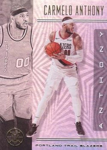 #108 Carmelo Anthony - Portland Trail Blazers - 2019-20 Panini Illusions Basketball