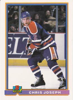 #108 Chris Joseph - Edmonton Oilers - 1991-92 Bowman Hockey