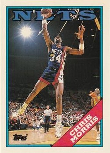 #108 Chris Morris - New Jersey Nets - 1992-93 Topps Archives Basketball