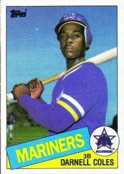 #108 Darnell Coles - Seattle Mariners - 1985 Topps Baseball