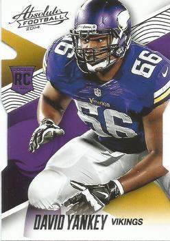 #108 David Yankey - Minnesota Vikings - 2014 Panini Absolute - Retail Football