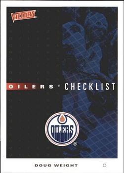 #108 Oilers Checklist - Edmonton Oilers - 1999-00 Upper Deck Victory Hockey