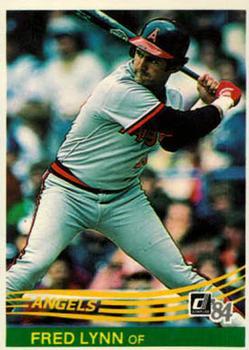 #108 Fred Lynn - California Angels - 1984 Donruss Baseball