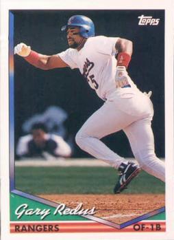 #108 Gary Redus - Texas Rangers - 1994 Topps Baseball