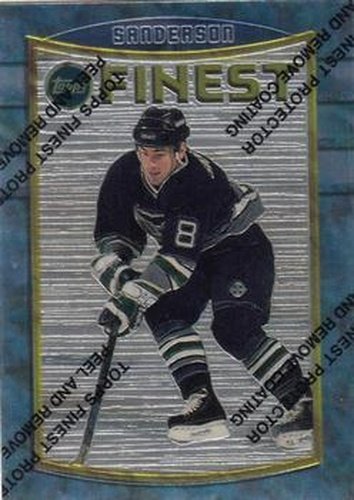 #108 Geoff Sanderson - Hartford Whalers - 1994-95 Finest Hockey